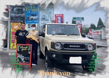 N様　新車ｼﾞﾑﾆｰご納車おめでとうございます！